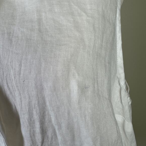 Jones New York 100% Linen Button Up Sleeveless Top US Women's XL - Picture 9 of 10